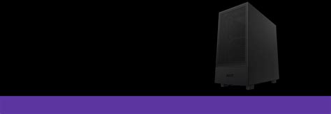 NZXT H5 Flow Black Compact Mid-tower Case Pre-Installed fans - tpstech.in