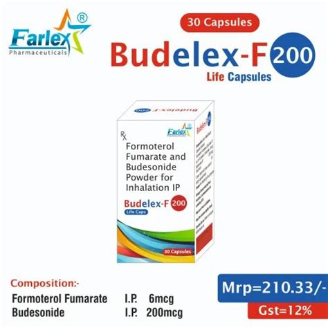 Anti Asthma Medicine - Budesonide 200mcg & Formoterol 6mcg Manufacturer ...
