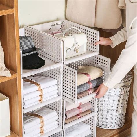 JD FRESH 2 Pieces Wardrobe Organizer for Clothes Cloth Organizer for W ...