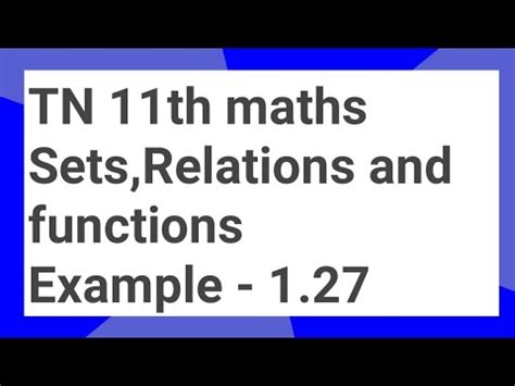 Image result for 11th Maths Example 2.3