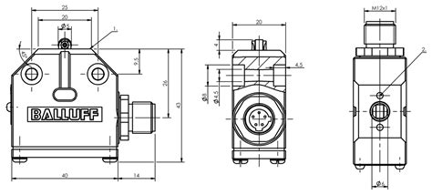 BNS003P (BNS 813-99-R-39-S80) Mechanical single position limit switches ...