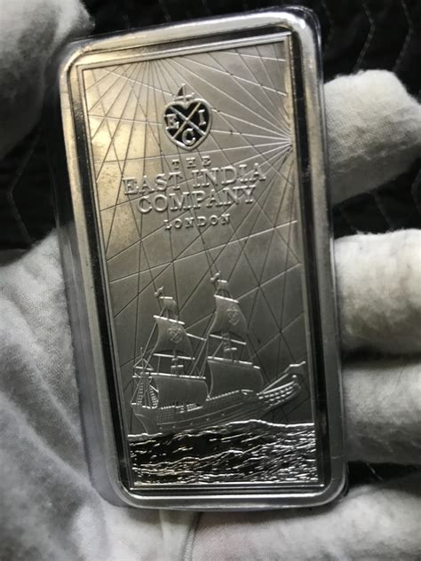 10oz Silver East India Co. Bar