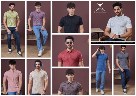 Series - 1015 Radiology Tencil Lycra Mens Tshirts Wholesaler Gujarat ...