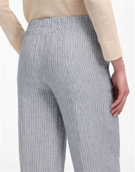 Pull-On Barrel Pants in 100% Linen | Madewell