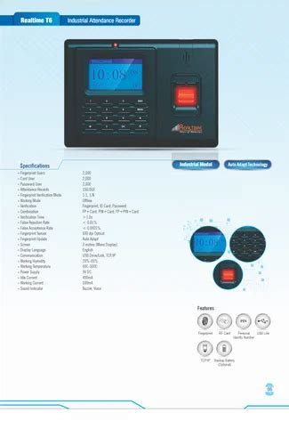 Realtime Biometric Machine - REALTIME T503 4G Trader - Wholesaler ...