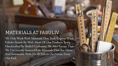 Materials – Fabuliv