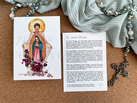 St. Juan Diego | Prayer Card – Zeliecreativeco