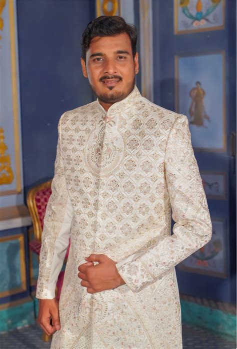 Men's Exclusive Designer Stylish Sherwani Set - Luxury Wedding Wear by ...