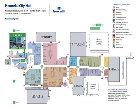 Memorial City Mall Map (2024) - All Maps
