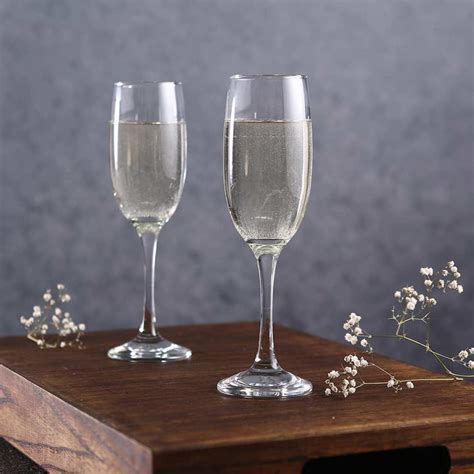 Modena Champagne Flute Glass 190 Ml (Set Of 6)