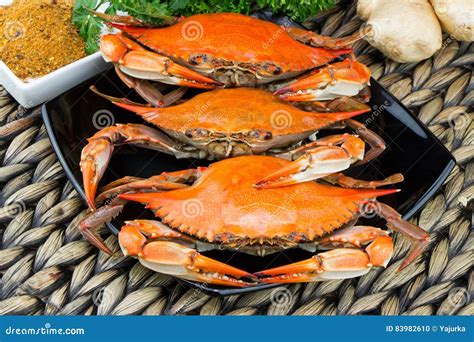Steamed Blue Crabs