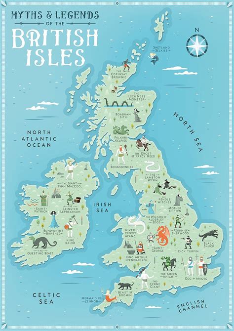 Illustrated map, British isles map, Map of britain