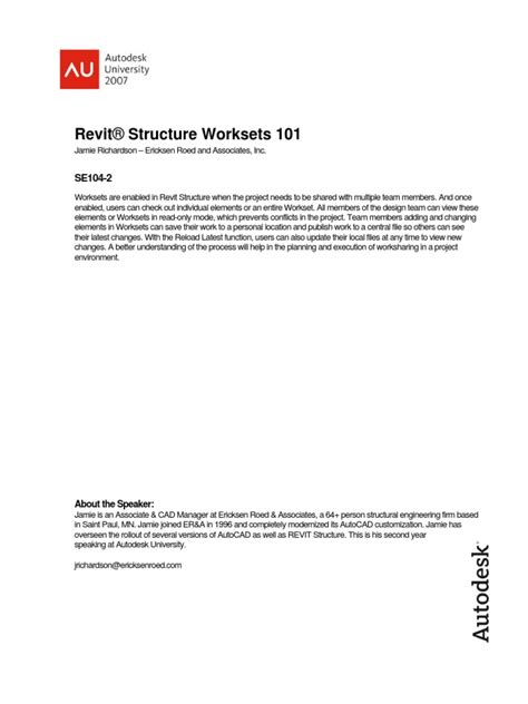 Revit Structure Tutorial PDF 的图像结果