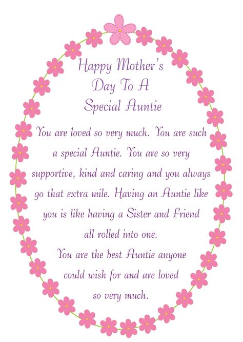 Happy Mother's Day Aunty