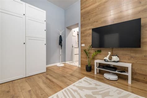 Furniture in interior of living room in apartment | Premium Photo
