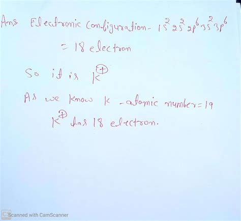 K Electron Configuration