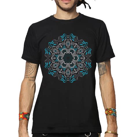 Altering Pattern UV Light Reactive Plus Glow in Dark T-Shirt – Ultra Tribe