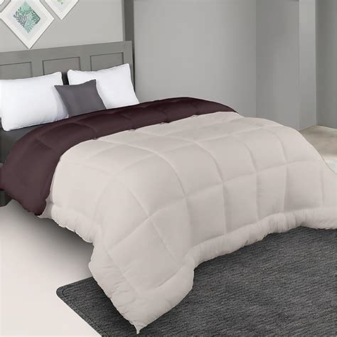 bien LIVING Plush Reversible Microfiber Comforter Double Bed|220 GSM ...