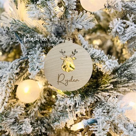 Personalized Name Ornaments, Personalized Family Ornaments, Custom Name Ornaments, Custom ...