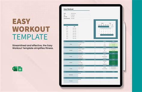 Workout Routine Template Excel 的图像结果