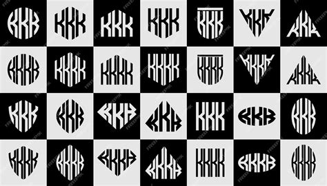 Conjunto de líneas geométricas en forma de letra k k k kk kkk diseño ...