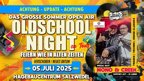 Oldschool Night ★ Mega Sommer Open Air - Hagebaucentrum Salzwedel ...