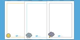 Thunder Cloud Landscape Page Borders- Landscape Page Borders