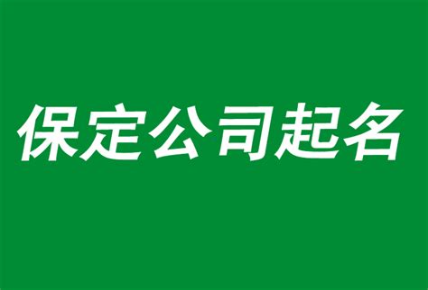 保定公司起名-前沿的品牌策划与命名团队-保定起名公司-探鸣公司起名网