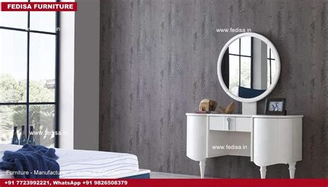 Mirrored Dressing Table, White Mirrored Dressing Table Marble Vanity ...