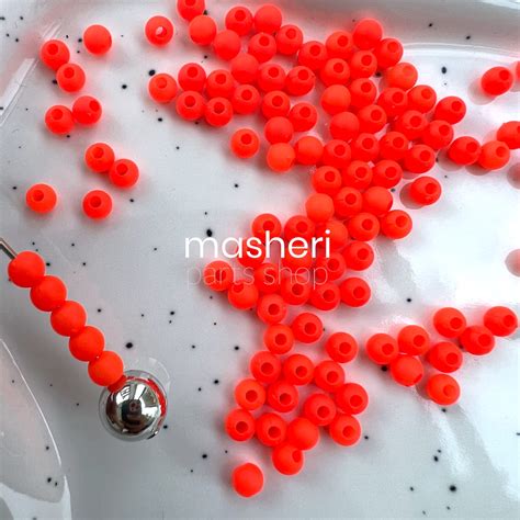 10g 4ミリ玉 蛍光オレンジF076 | MASHERI KYOTO
