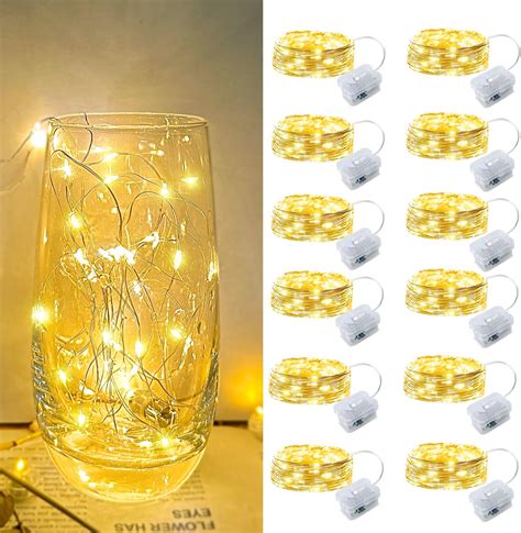 Amazon.com: Fairy Lights Battery Operated, String Lights 7ft 20 Mini ...