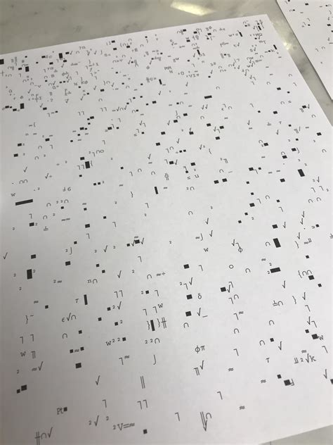 Why Is My Printer Printing Random Symbols at Charles Cameron blog