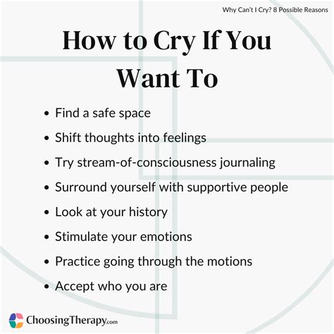 Why Can't I Cry Even Though I'm Sad?