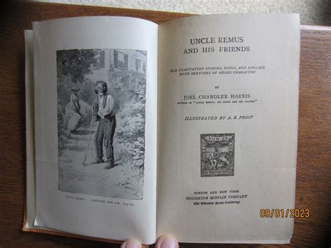 "Uncle Remus and His Friends"-1920 Printing;Joel Chandler Harris ...