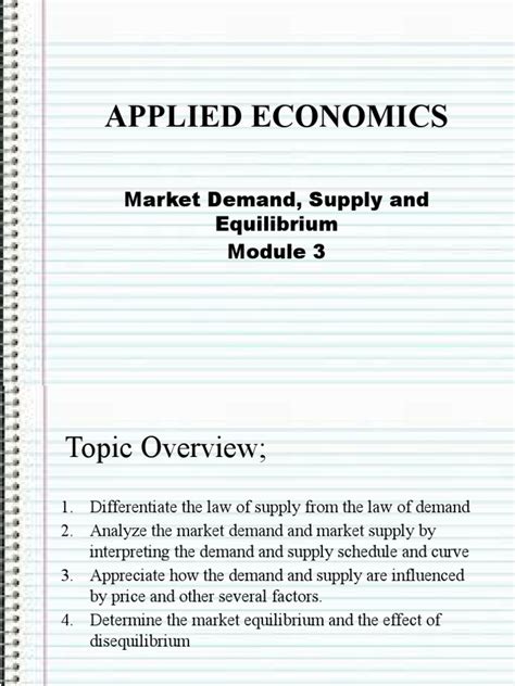 Image result for Applied Economics Module 3