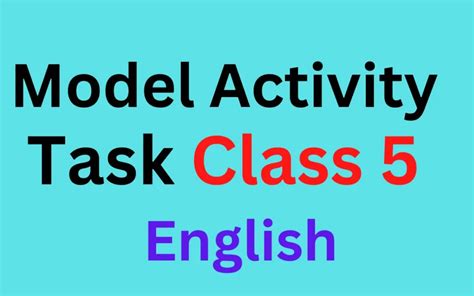 Image result for Model Activity Task Class 5 Match