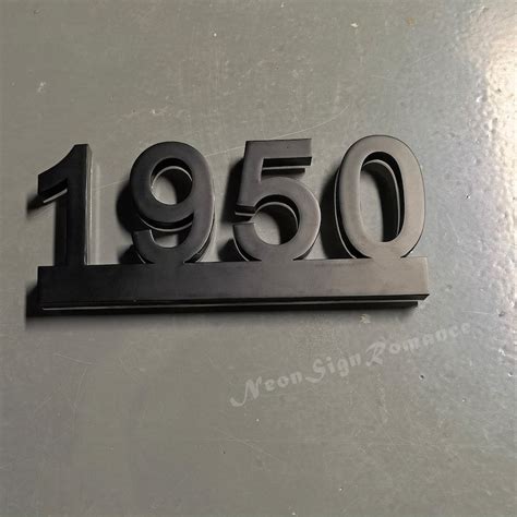 Custom LED Address Sign, LED House Number Sign, Address Plaque Metal ...