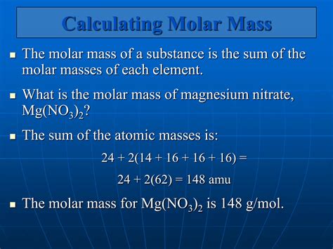 Magnesium Nitrate Molar Mass