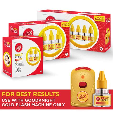 Buy GODREJ GOOD KNIGHT GOLD FLASH MOSQUITO REPELLENT REFILL (LAVENDER ...