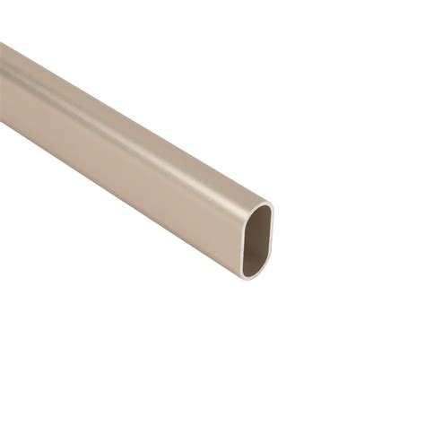 Oval Matte Brass Closet Rod - Etsy