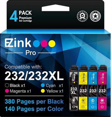 Amazon.com: E-Z ink Pro 232XL Remanufactured Ink Cartridge Replacement ...