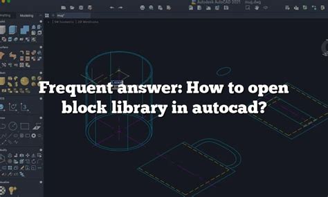 How to Open AutoCAD Library 的图像结果