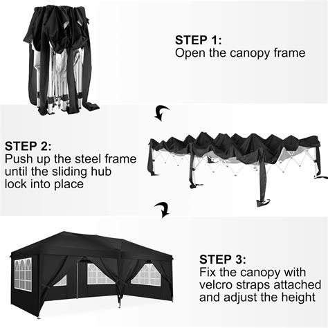 Buy Hoteel 10'x20' Outdoor Canopy Gazebo Instant Shelter Wedding Party ...