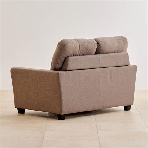 Buy Helios Piper Omega Fabric 2-Seater Sofa - Brown from Helios by Home ...
