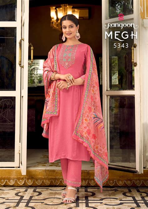 RANGOON MEGH VISCOSE DESIGNER READY MADE FANCY SUITS AT BEST ONLINE ...