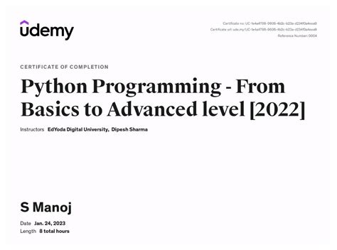 Image result for Udemy Python Developer Certification