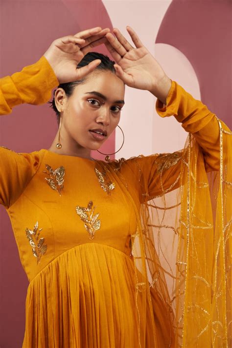 Mustard Yellow Co-Ord Set- EC-CS-FRH-08- MustardYellow – Easestudio