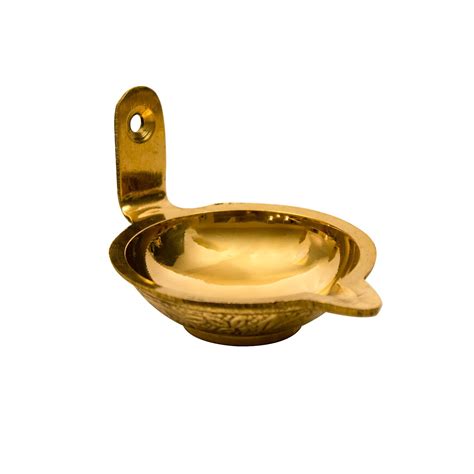Buy Spillbox Traditional Brass Diya for Puja | Pooja Aarti | Arti ...