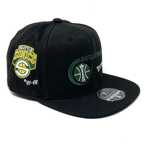 Seattle SuperSonics Men’s Classics Timeline Fitted Hat