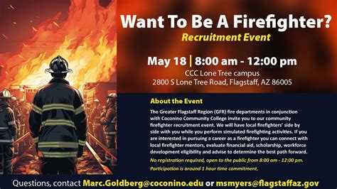 Firefighter Recruitment Event , 2800 S. Lone Tree Rd., Flagstaff, AZ ...